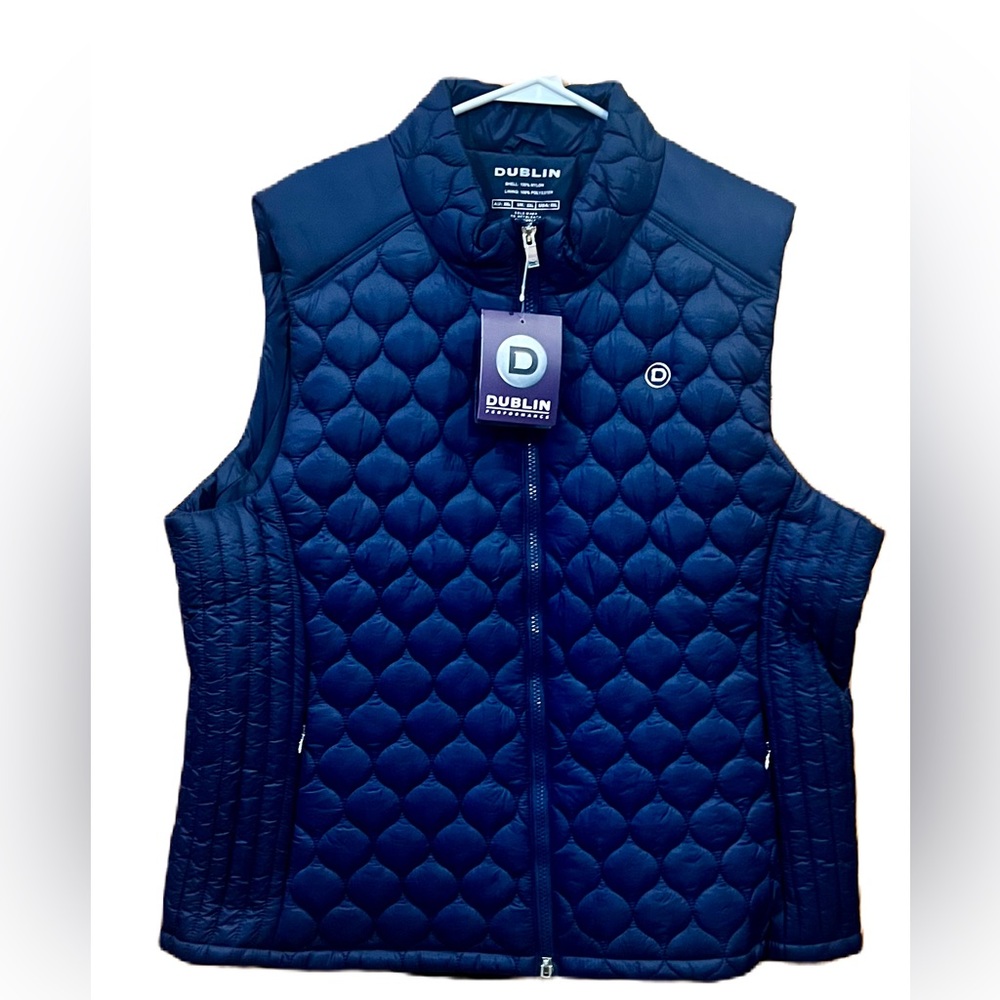 Dublin Performance Ladies Winter Vest, Navy, XXL BNWT